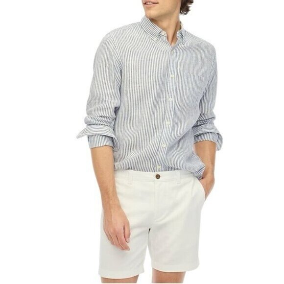 J. CREW Men’s 9” Flex Chino Shorts White NEW - Picture 6 of 7